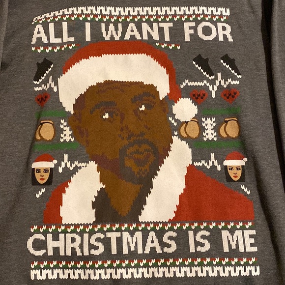 Kanye West themed Christmas sweater - Picture 2 of 4